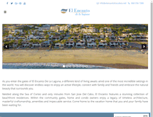 Tablet Screenshot of elencantoloscabos.net